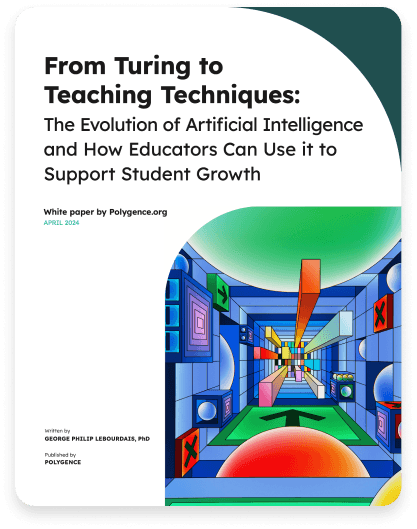 White paper on AI in education - cover image