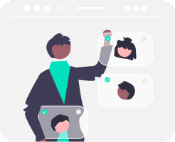 Collaboration of mentor and a group of students